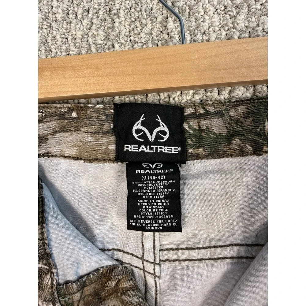 Realtree Edge Camo Pants Mens XL 40x32 Hunting Outdoor Tactical Logo